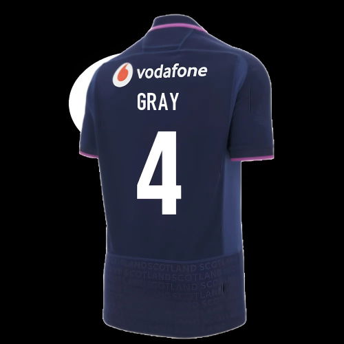 2025-2026 Scotland Home Rugby Shirt (Kids) (Gray 4)