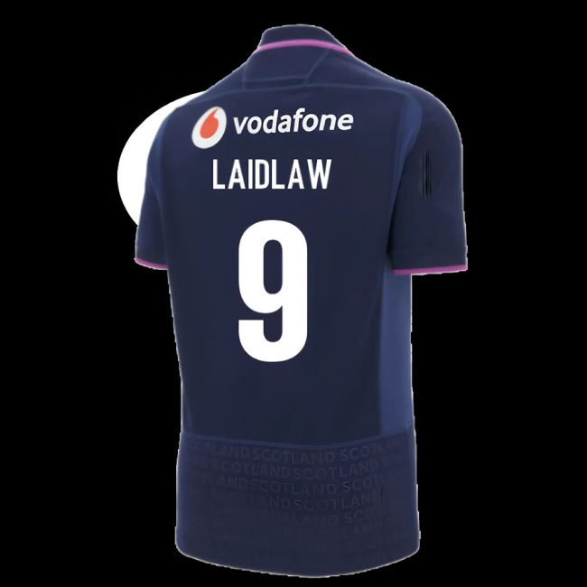 2025-2026 Scotland Rugby Home Replica Shirt (Laidlaw 9)