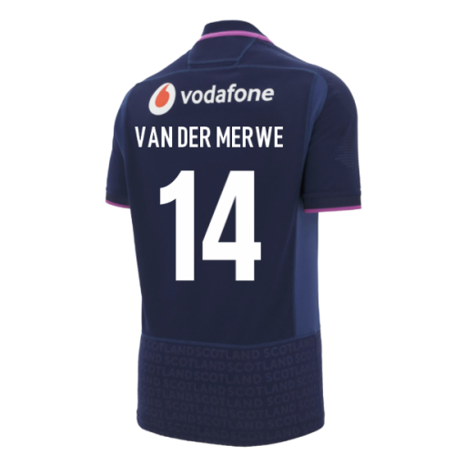 2025-2026 Scotland Rugby Home Replica Shirt (Van Der Merwe 14)