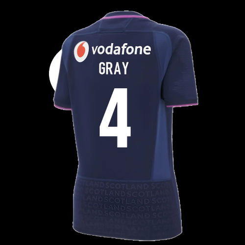 2025-2026 Scotland Rugby Poly Replica Shirt (Womens) (Gray 4)