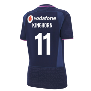 2025-2026 Scotland Rugby Poly Replica Shirt (Womens) (Kinghorn 11)