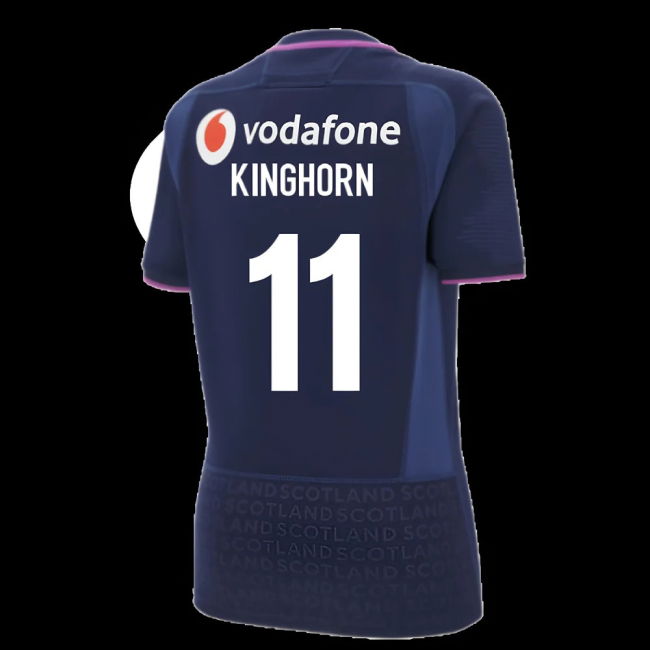 2025-2026 Scotland Rugby Poly Replica Shirt (Womens) (Kinghorn 11)