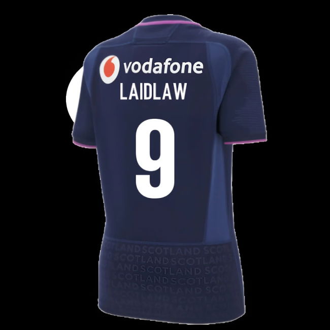 2025-2026 Scotland Rugby Poly Replica Shirt (Womens) (Laidlaw 9)