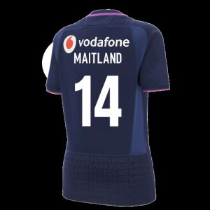 2025-2026 Scotland Rugby Poly Replica Shirt (Womens) (Maitland 14)