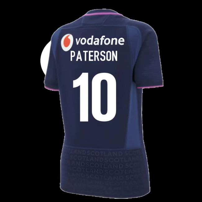 2025-2026 Scotland Rugby Poly Replica Shirt (Womens) (Paterson 10)