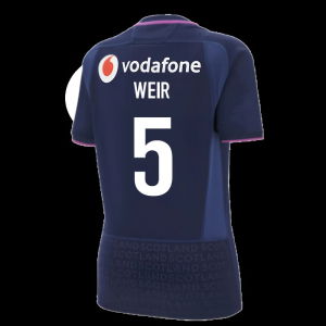 2025-2026 Scotland Rugby Poly Replica Shirt (Womens) (Weir 5)