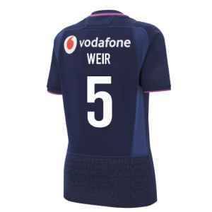 2025-2026 Scotland Rugby Poly Replica Shirt (Womens) (Weir 5)