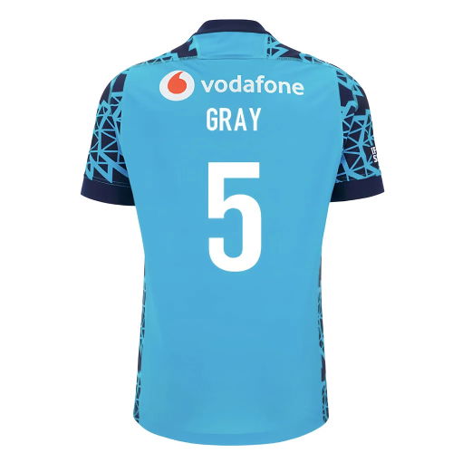 2025-2026 Scotland Rugby Training Jersey (Navy-Sky) - Kids (Gray 5)