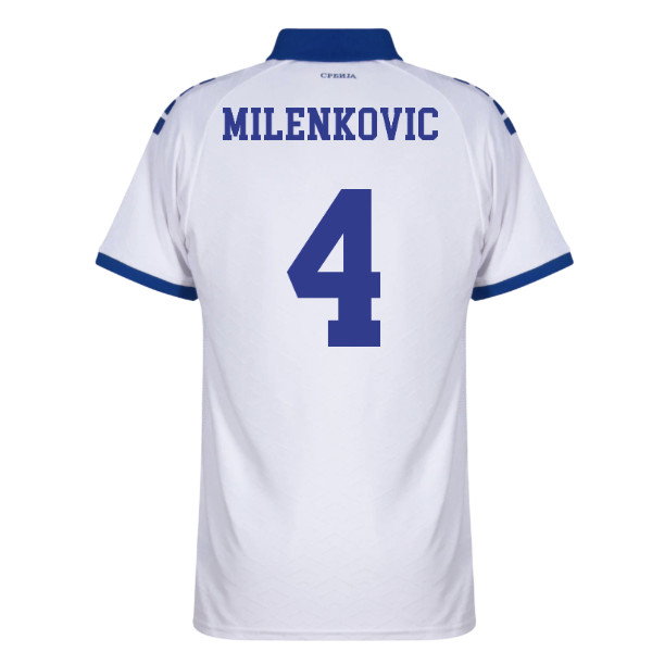 2025-2026 Serbia Away Shirt (Milenkovic 4)