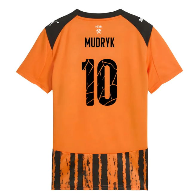 2025-2026 Shakhtar Donetsk Home Shirt (Kids) (Mudryk 10)