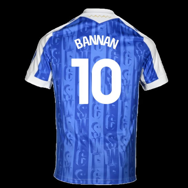 2025-2026 Sheffield Wednesday Home Shirt (Bannan 10)