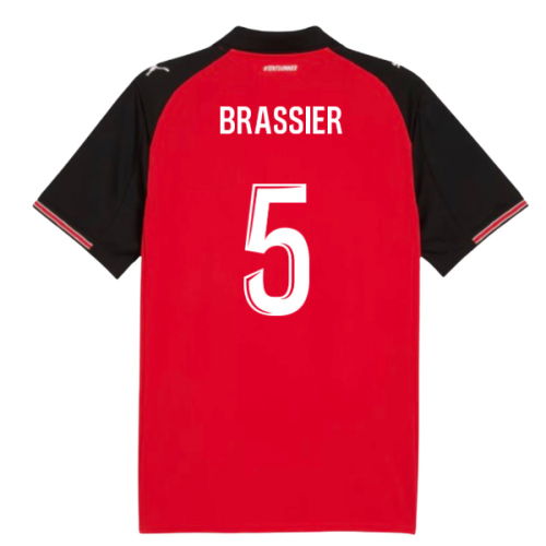 2025-2026 Stade Rennais Home Shirt (Brassier 5)
