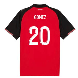 2025-2026 Stade Rennais Home Shirt (Gomez 20)