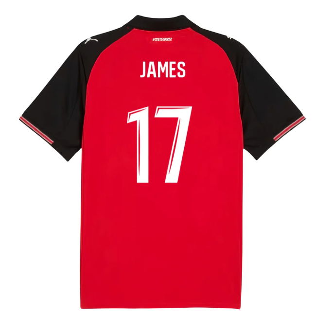 2025-2026 Stade Rennais Home Shirt (James 17)