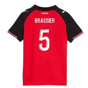 2025-2026 Stade Rennais Home Shirt (Kids) (Brassier 5)