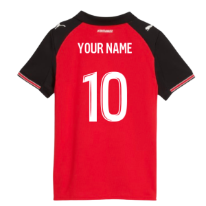 2025-2026 Stade Rennais Home Shirt (Kids) (Your Name)