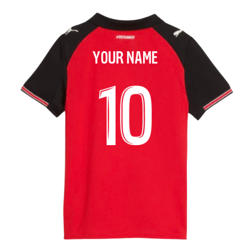 2025-2026 Stade Rennais Home Shirt (Kids) (Your Name)