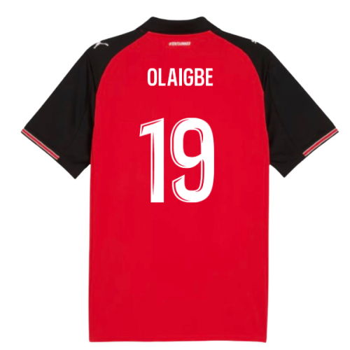 2025-2026 Stade Rennais Home Shirt (Olaigbe 19)