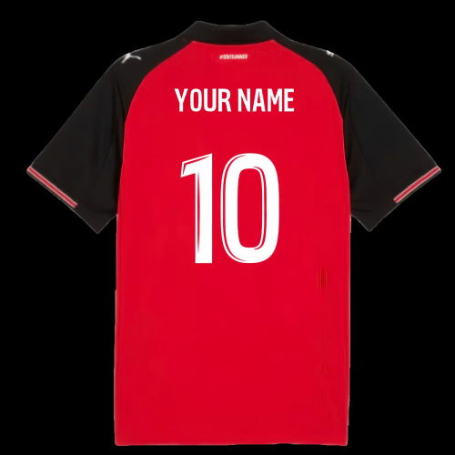 2025-2026 Stade Rennais Home Shirt (Your Name)