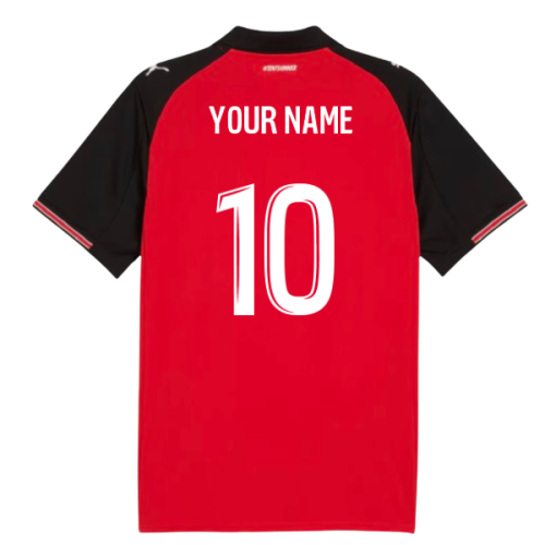 2025-2026 Stade Rennais Home Shirt (Your Name)