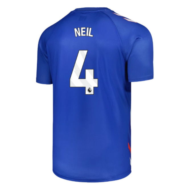 2025-2026 Sunderland Away Pre-Match Jersey (Blue) - Kids (Neil 4)