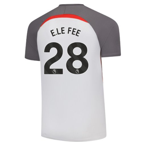 2025-2026 Sunderland Training Jersey (White) (E.Le Fee 28)