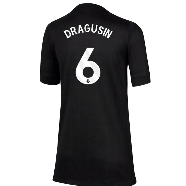 2025-2026 Tottenham Away Shirt (Kids) (Dragusin 6)