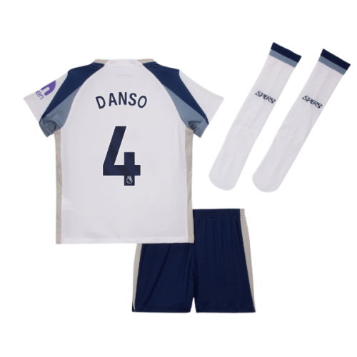 2025-2026 Tottenham Home Little Kids Mini Kit (Danso 4)