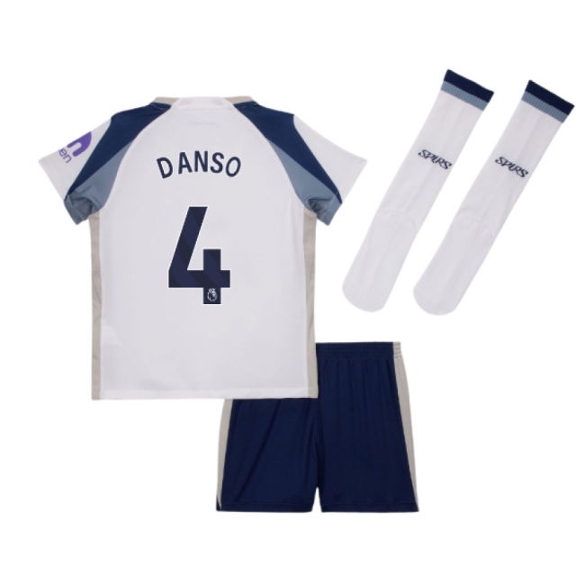2025-2026 Tottenham Home Little Kids Mini Kit (Danso 4)