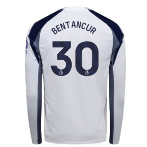 2025-2026 Tottenham Long Sleeve Home Shirt (Bentancur 30)