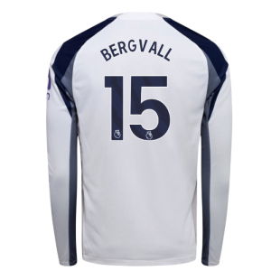 2025-2026 Tottenham Long Sleeve Home Shirt (Bergvall 15)