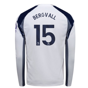 2025-2026 Tottenham Long Sleeve Home Shirt (Bergvall 15)