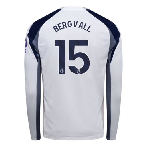 2025-2026 Tottenham Long Sleeve Home Shirt (Bergvall 15)