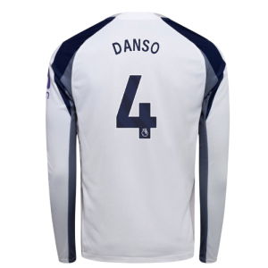 2025-2026 Tottenham Long Sleeve Home Shirt (Danso 4)