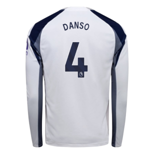 2025-2026 Tottenham Long Sleeve Home Shirt (Danso 4)