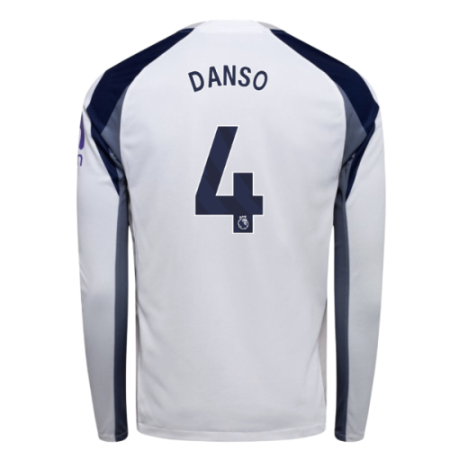 2025-2026 Tottenham Long Sleeve Home Shirt (Danso 4)