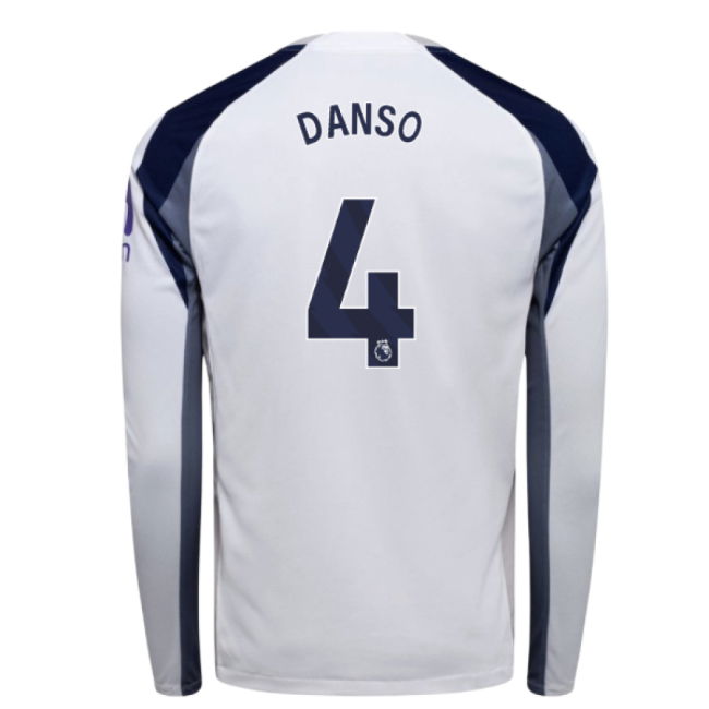 2025-2026 Tottenham Long Sleeve Home Shirt (Danso 4)
