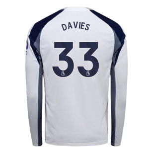2025-2026 Tottenham Long Sleeve Home Shirt (Davies 33)