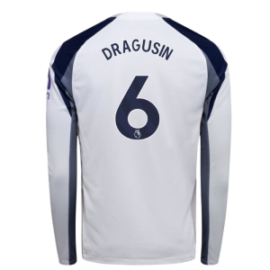 2025-2026 Tottenham Long Sleeve Home Shirt (Dragusin 6)