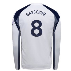 2025-2026 Tottenham Long Sleeve Home Shirt (Gascoigne 8)