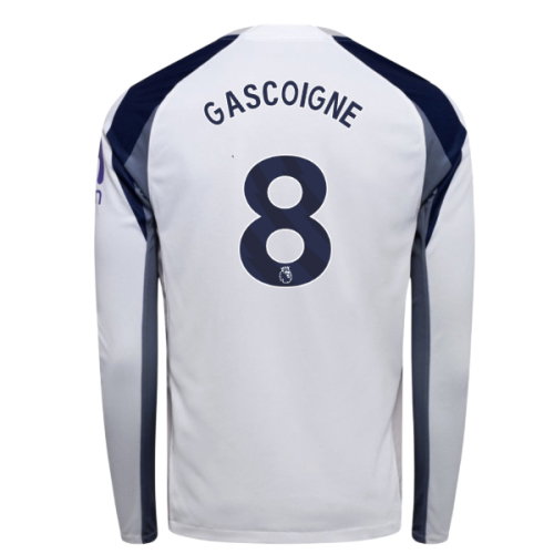 2025-2026 Tottenham Long Sleeve Home Shirt (Gascoigne 8)
