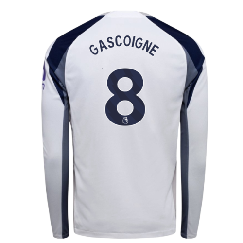 2025-2026 Tottenham Long Sleeve Home Shirt (Gascoigne 8)