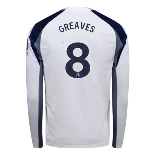 2025-2026 Tottenham Long Sleeve Home Shirt (Greaves 8)