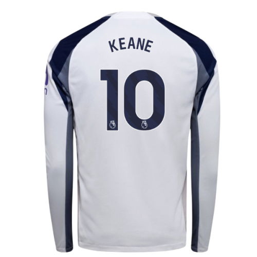 2025-2026 Tottenham Long Sleeve Home Shirt (Keane 10)