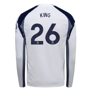 2025-2026 Tottenham Long Sleeve Home Shirt (King 26)