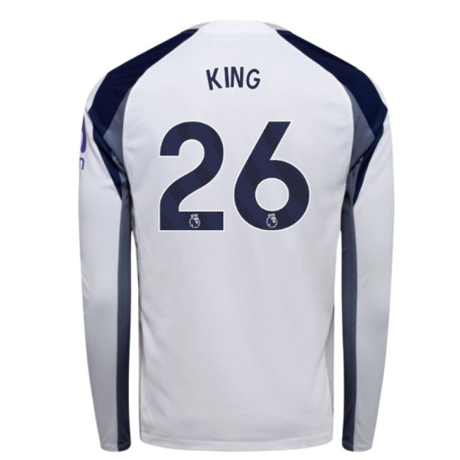 2025-2026 Tottenham Long Sleeve Home Shirt (King 26)