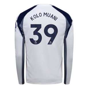 2025-2026 Tottenham Long Sleeve Home Shirt (Kolo Muani 39)