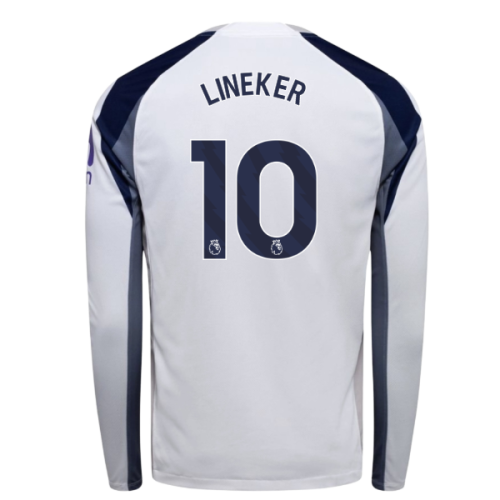 2025-2026 Tottenham Long Sleeve Home Shirt (Lineker 10)