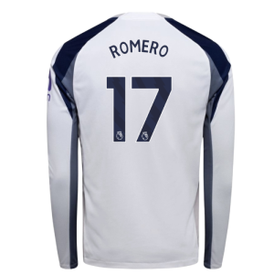 2025-2026 Tottenham Long Sleeve Home Shirt (Romero 17)