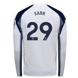 2025-2026 Tottenham Long Sleeve Home Shirt (Sarr 29)